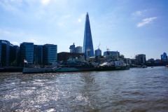 View at The Shard from the Thames